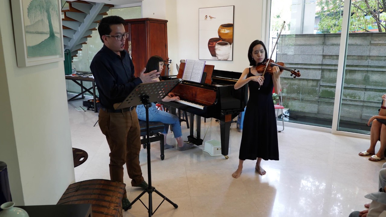 Mi Mancherai (Il Postino) for violin, voice, piano
