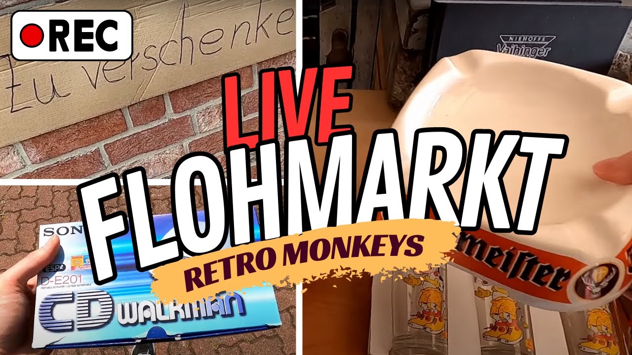 Super Ausbeute auf dem Tr&ouml;delmarkt - LIVE Flohmarkt Haul