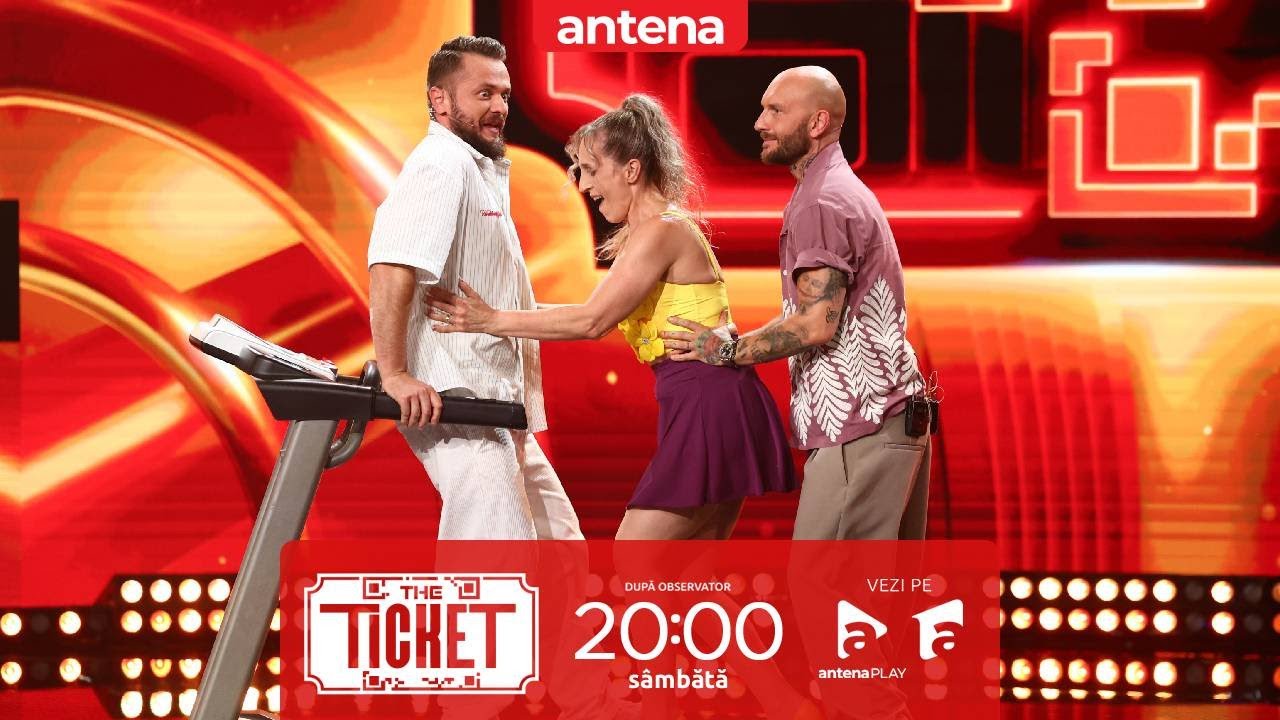 Dans neobișnuit la The Ticket! Mihaela Ionescu, pe tocuri și bandă de alergat