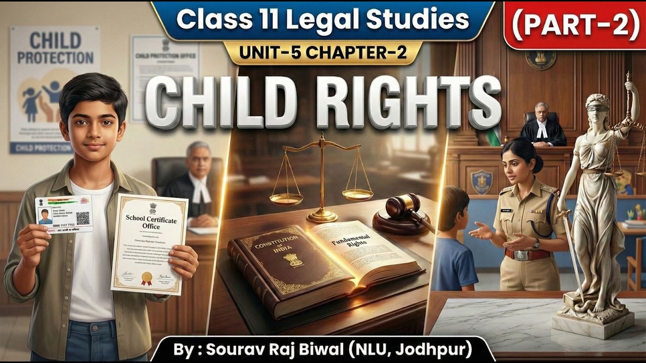 Child Rights | Class 11 Legal Studies | Unit-5, Ch-2, Part-2 | For CBSE Session 2025-26