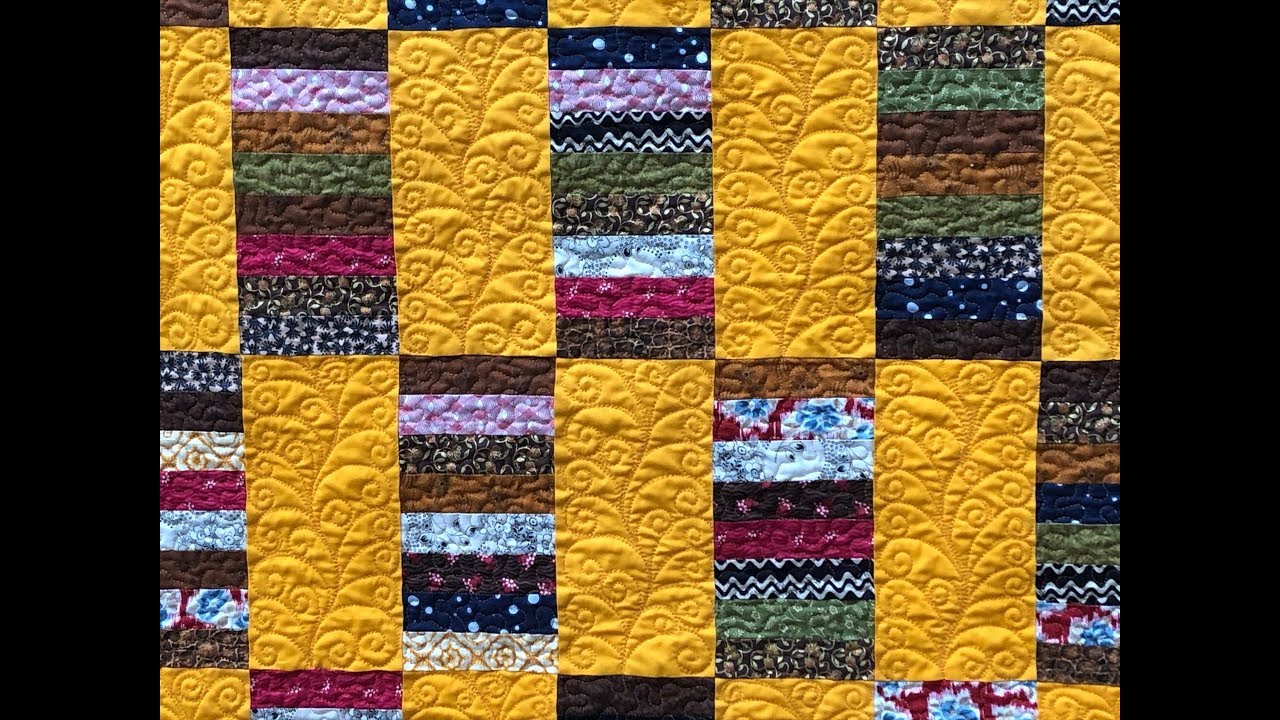 How to Machine Quilt  Big Cheese Cutie Quilt on your home sewing machine