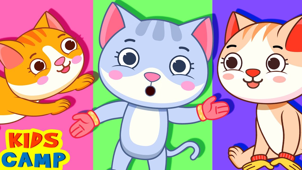 Three Little Kittens Song for Kids and Children by KidsCamp