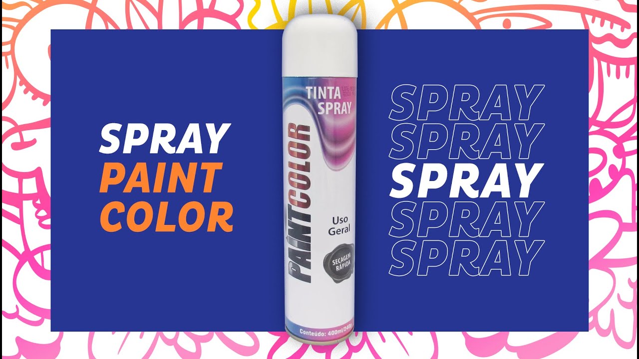 Tinta em Spray Paint Color - Mundo Graffiti