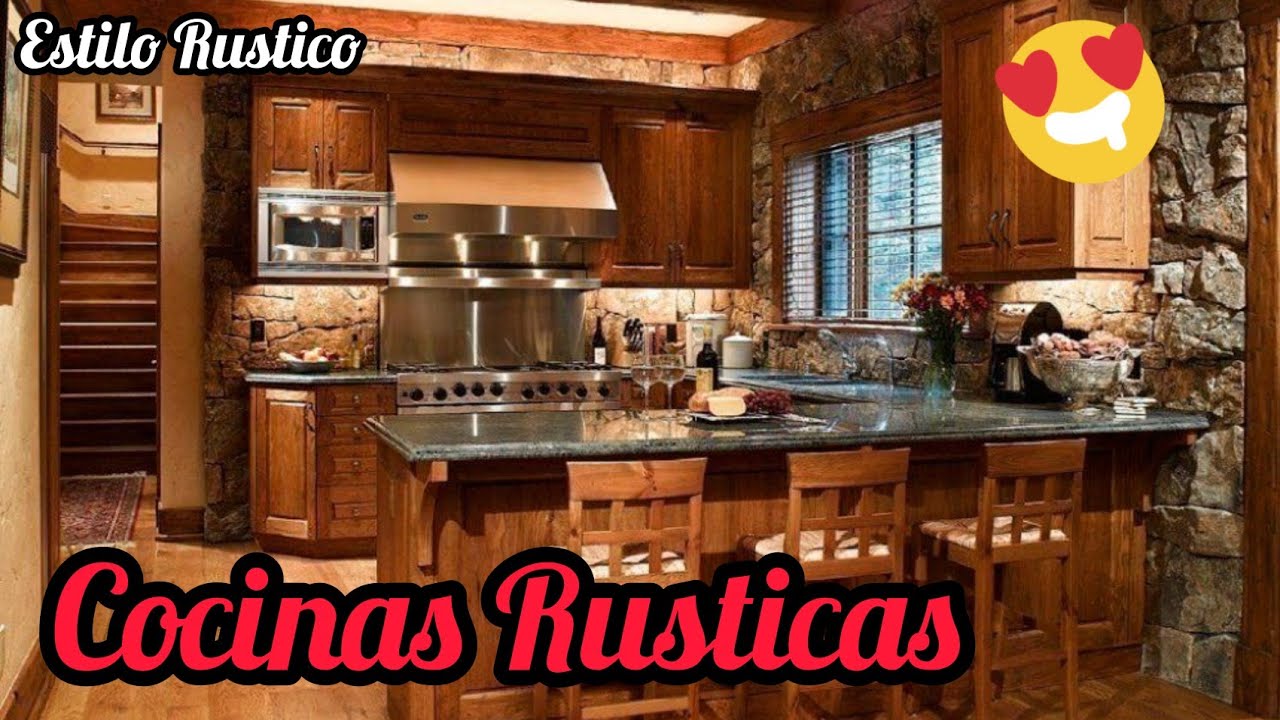 Cocinas Rusticas En Madera Y Piedra - Rustic kitchens in wood and stone