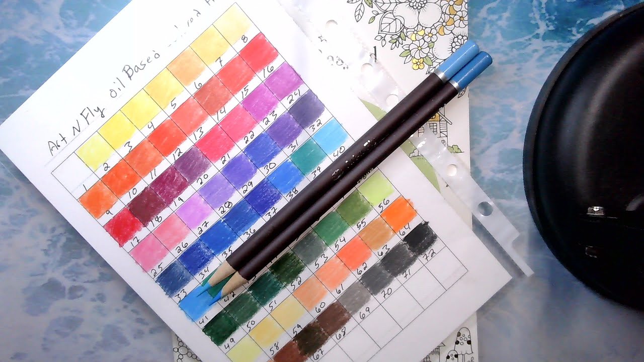 série de crayons économiques on Color avec les Art N Fly