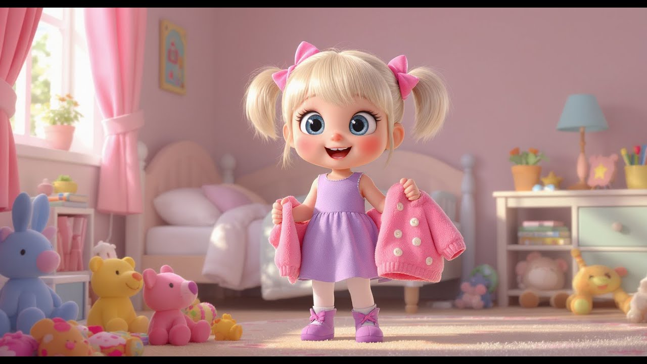 I Can Dress Myself! 👕🧥 Fun Kids Song About Zipping & Buttoning | 3D Animation