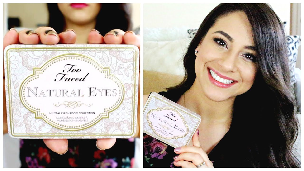 Date Night Makeup Look! Using Too Faced Natural Eyes + Mini Review! // Justine Marie