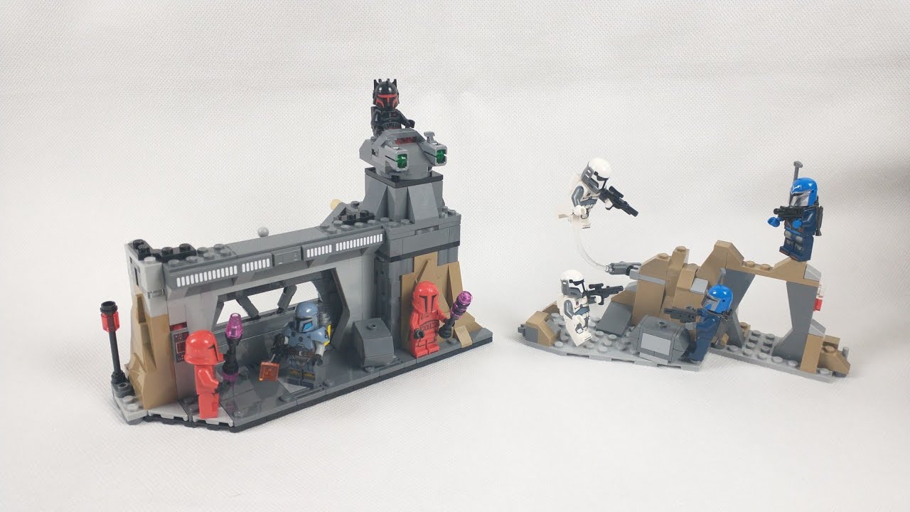 Recenzja - LEGO Star Wars 75373 Zasadzka na Mandalorze & 75386 Pojedynek Paza Vizsli i Moffa Gideona
