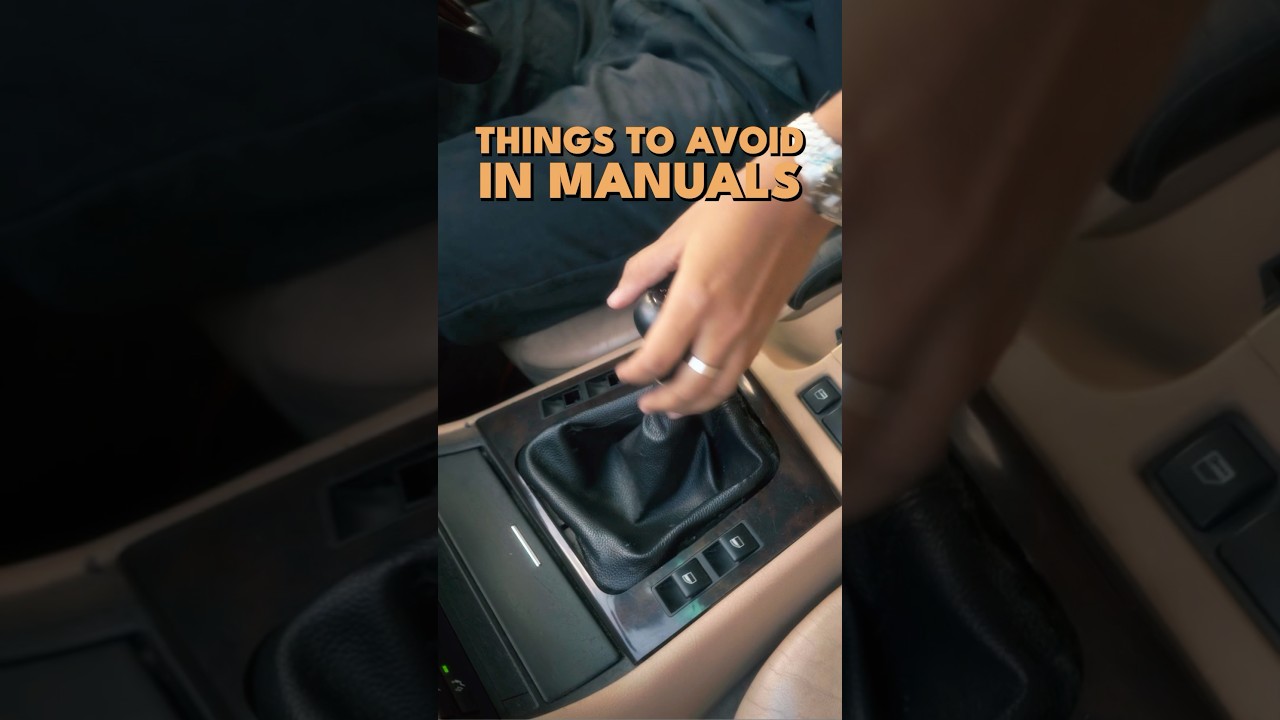 Things You Shouldn&rsquo;t Do In A Manual Transmission #bmw #manual #howtodrivemanual