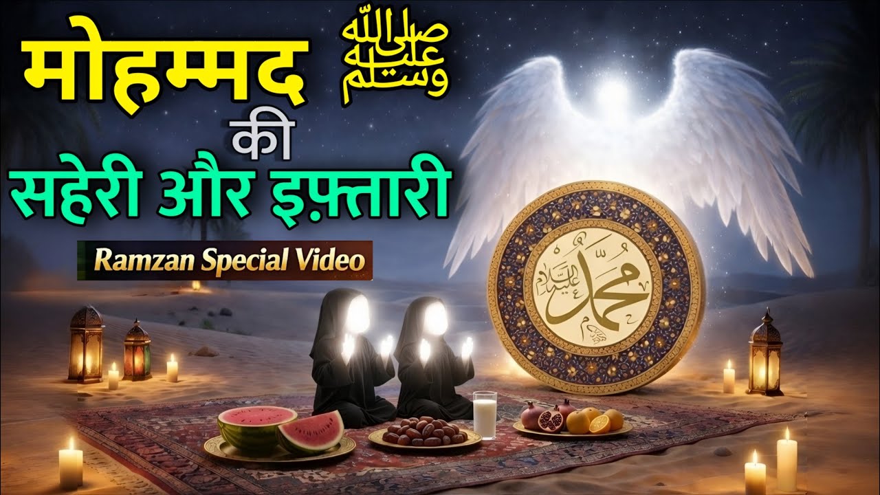 Muhammad ﷺ Ka Roza Aur Iftar Ka Tareeqa | Ramzan Ki Sunnat | Pyare Nabi ﷺ Ramzan Kaise Guzarte The