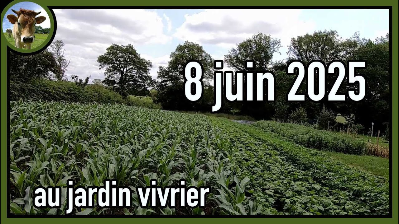 Jusqu’ici tout va bien 🤞 - Suivi de culture au jardin vivrier - 8 juin 2025