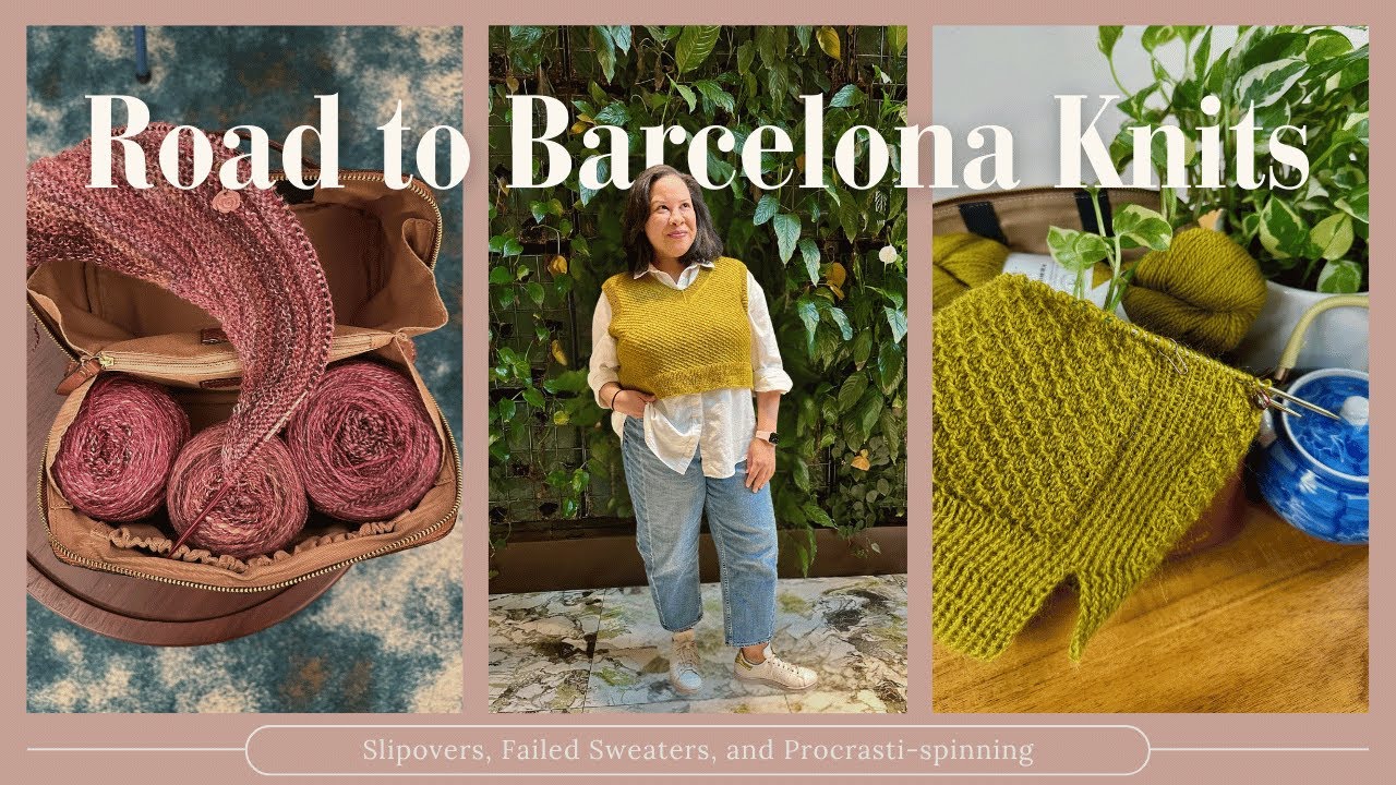 Дорога к вязанию в Барселоне 2025 | Подкаст KnitandGrace #knittingpodcast