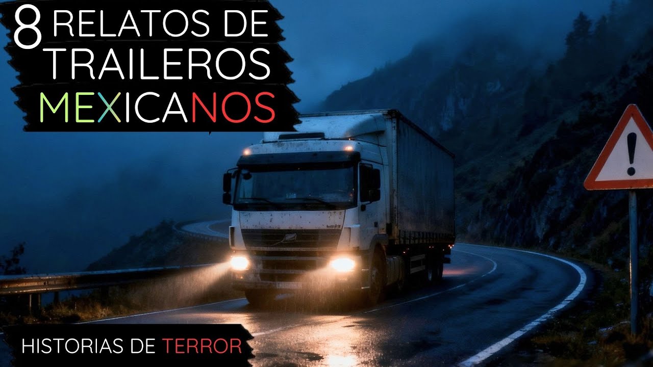 8 HISTORIAS DE TERROR ATERRADORAS DE TRAILEROS MEXICANOS | 1 HORA EN RUTAS NOCTURNAS