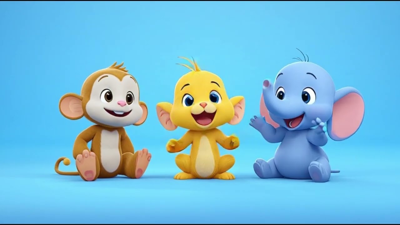 🐵🐘 1 HORA de Música Infantil | Juninho Macaquinho e o Elefantinho Trombeta