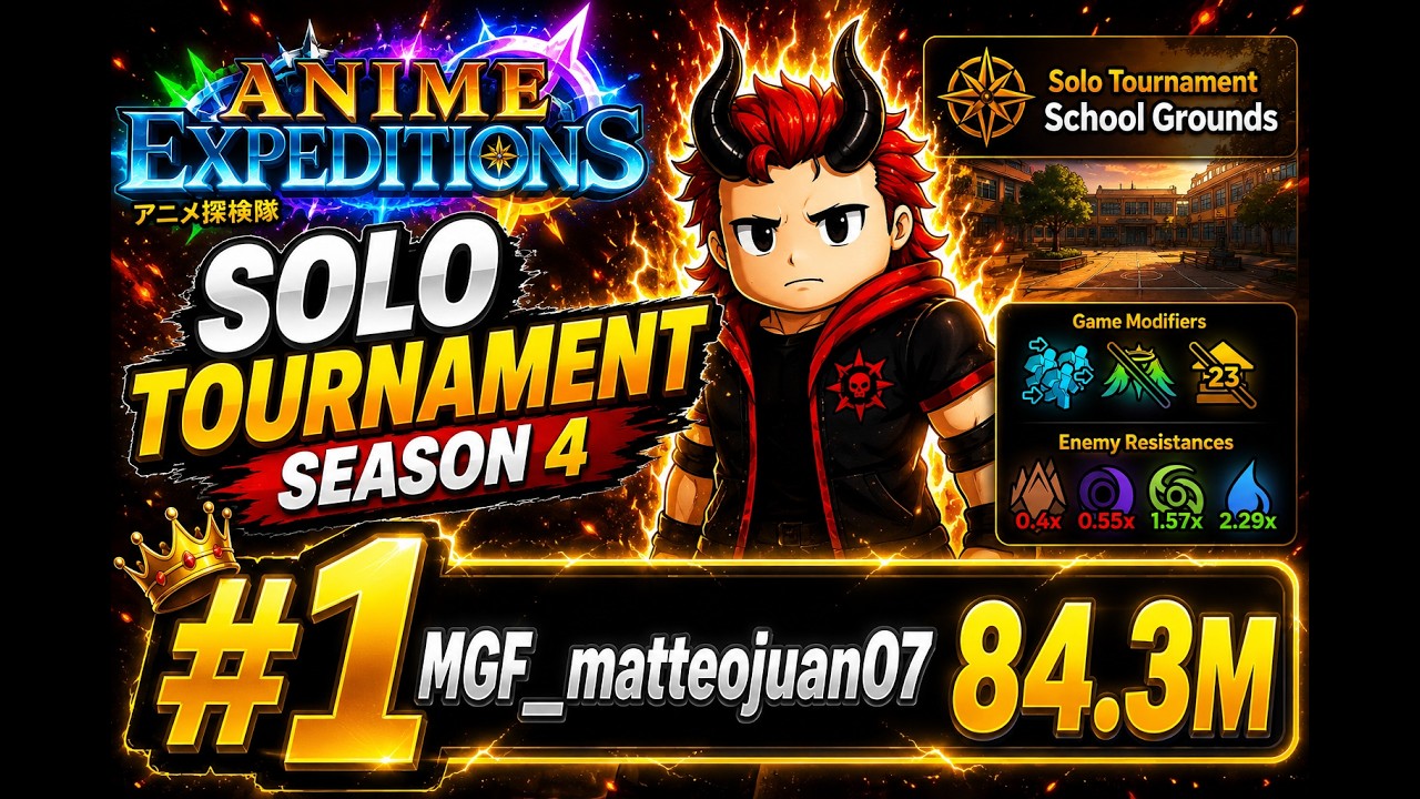 Solo Tournament Season 4 | Roblox Anime Expeditions