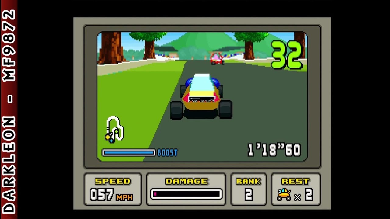 Super Nintendo - Stunt Race FX &copy; 1994 Argonaut Games - Gameplay
