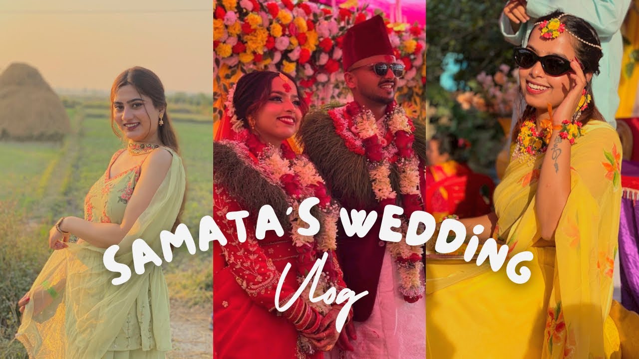 My Cousin’s Wedding!! Samata’s Engagement and Wedding vlog || Kisannagar || Inaruwa || 