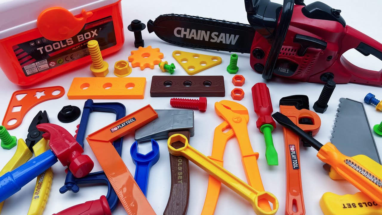 9 min to open the box, satisfied with the electric screwdriver, screw assembly toolbox | Toy Review