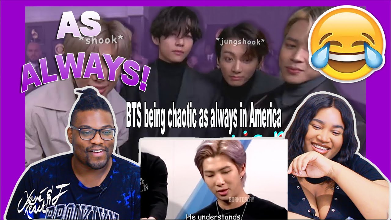 BTS being chaotic as always in America| REACTION