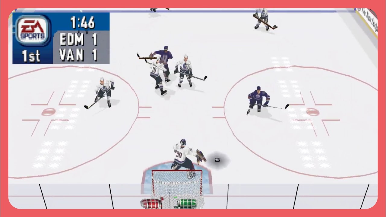 NHL 2000 - PS1 Gameplay HD (1999)