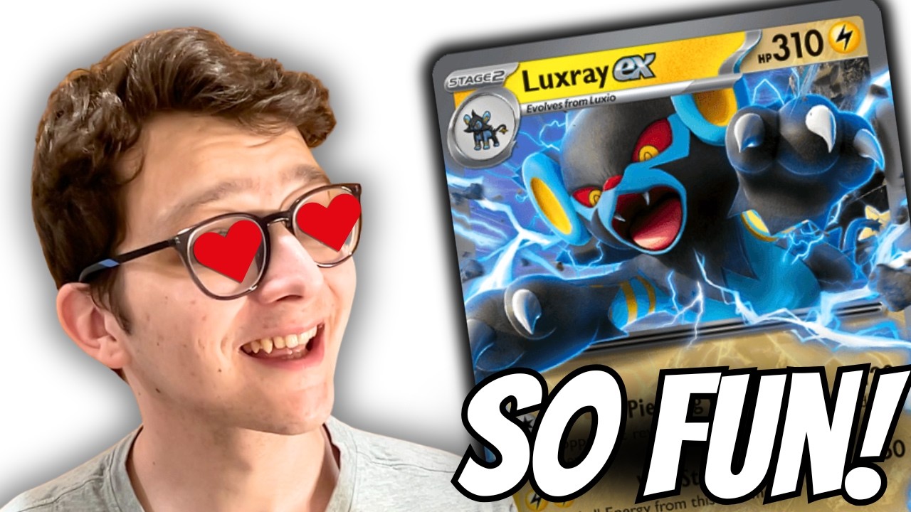 Мне очень нравится играть этой колодой Luxray ex...