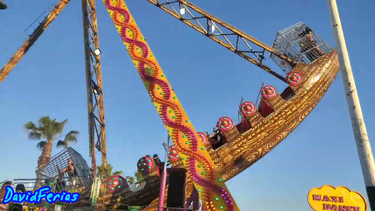 Mega Barca Vikinga - Feria de San Isidro Estepona 2022 || DavidFerias 2022
