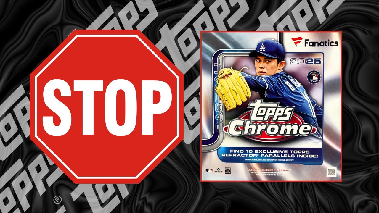 THE WORST BASEBALL CARD BOXES, EVER?!? | 2025 TOPPS CHROME FANATICS MEGA BOX