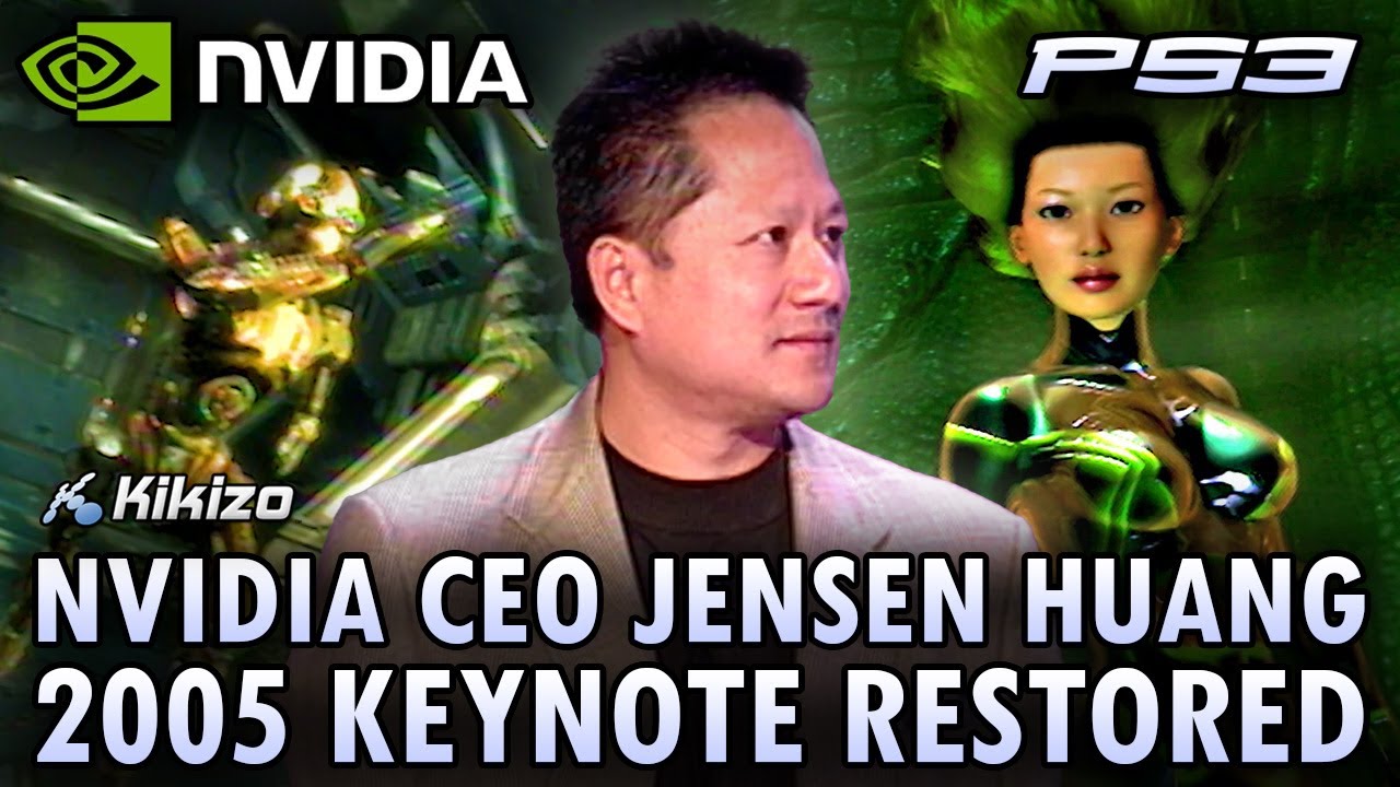 Nvidia CEO Jensen Huang 2005 Pres Restored from Source Tape