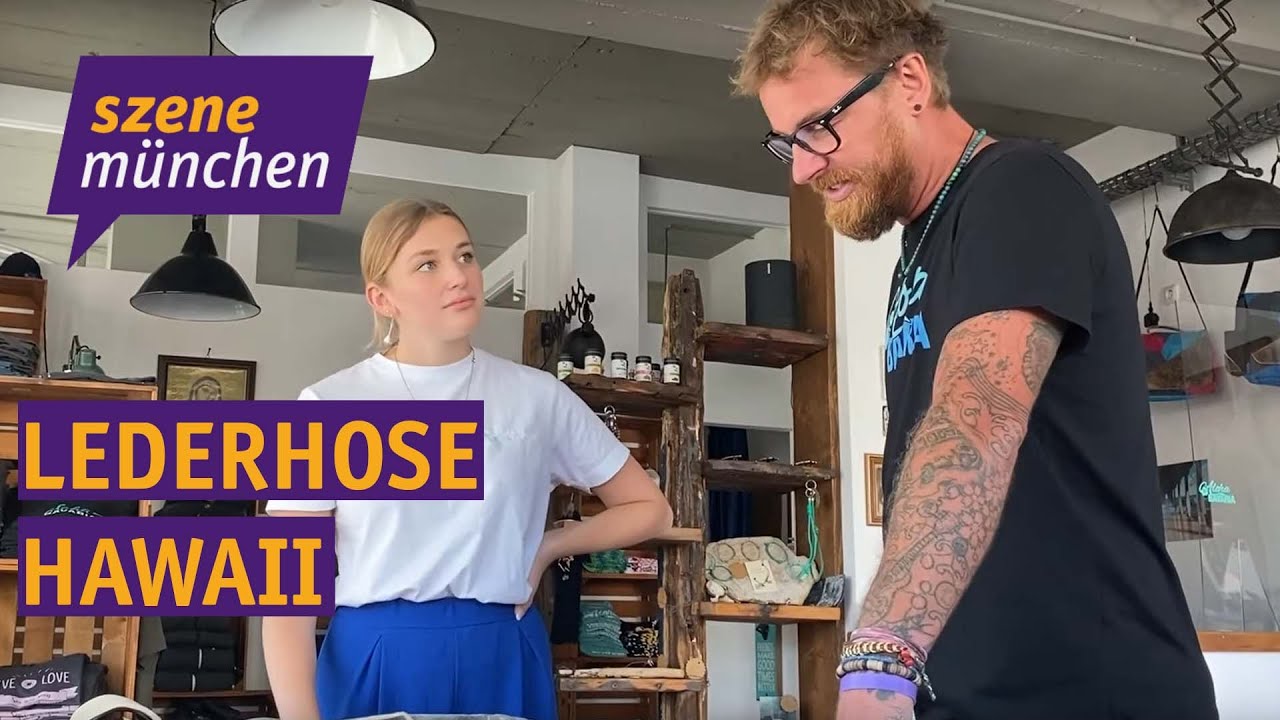 Lederhose Hawaii - Michael Thalhammer produziert ganz besondere Lederhosen
