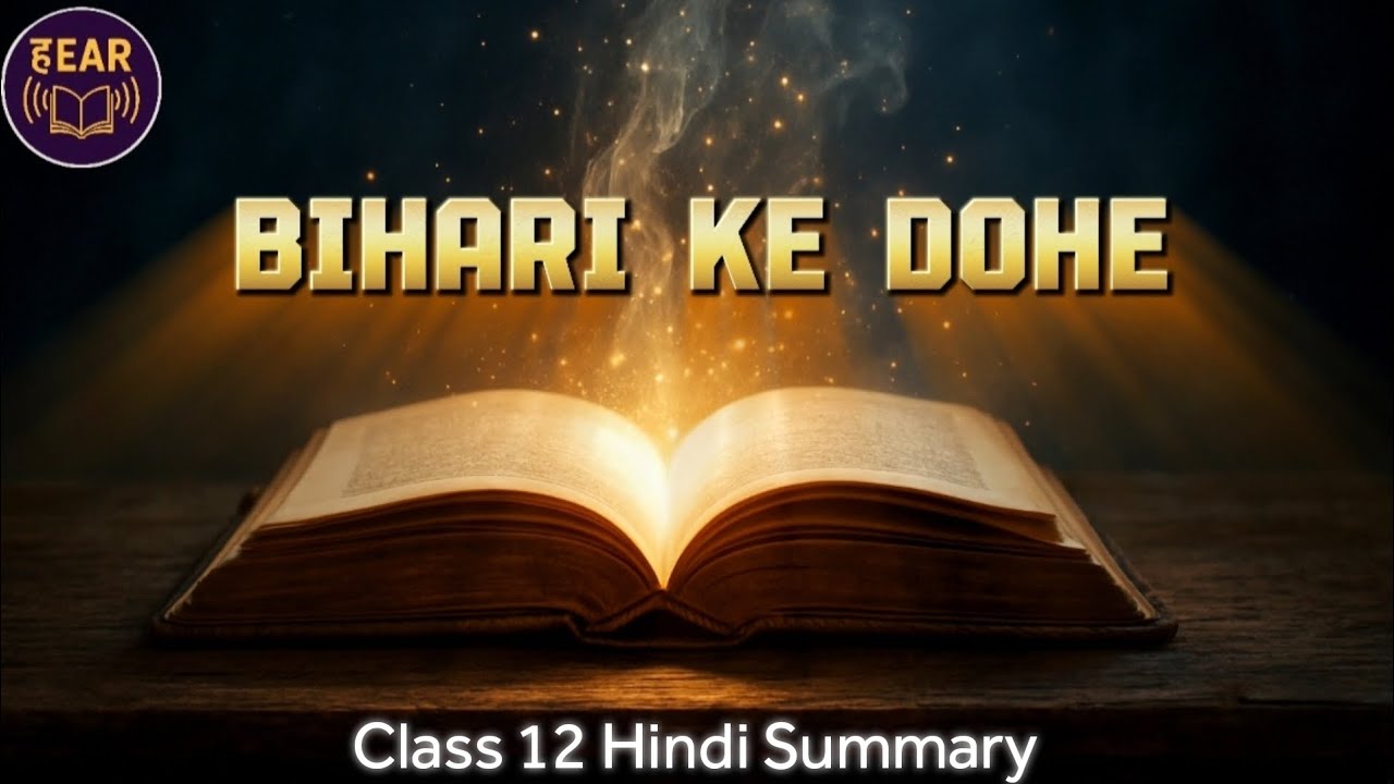 Bihari ke dohe | Hindi | Class 12 | animated summary #HEAR #hindienglishanimatedreadings