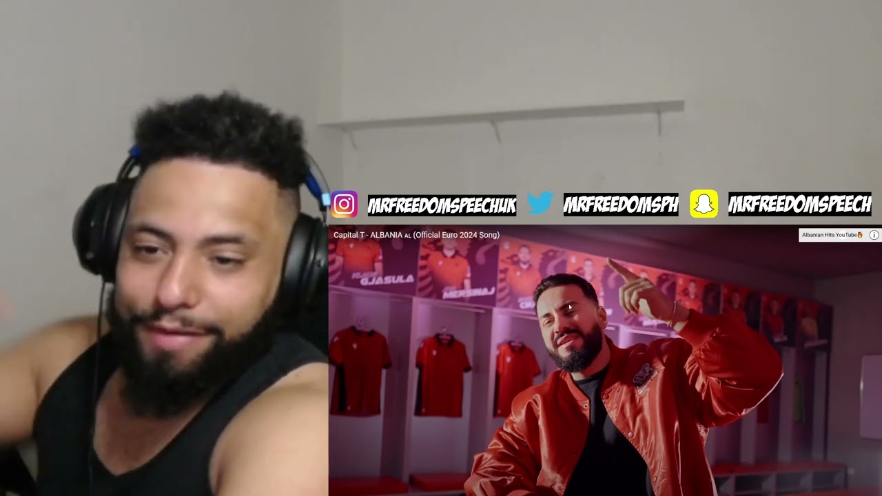 shout to all my ALBANIA people 🔥 *UK🇬🇧REACTION* 🇦🇱🇽🇰 Capital T - ALBANIA 🇦🇱 (Official Euro2024 Song)
