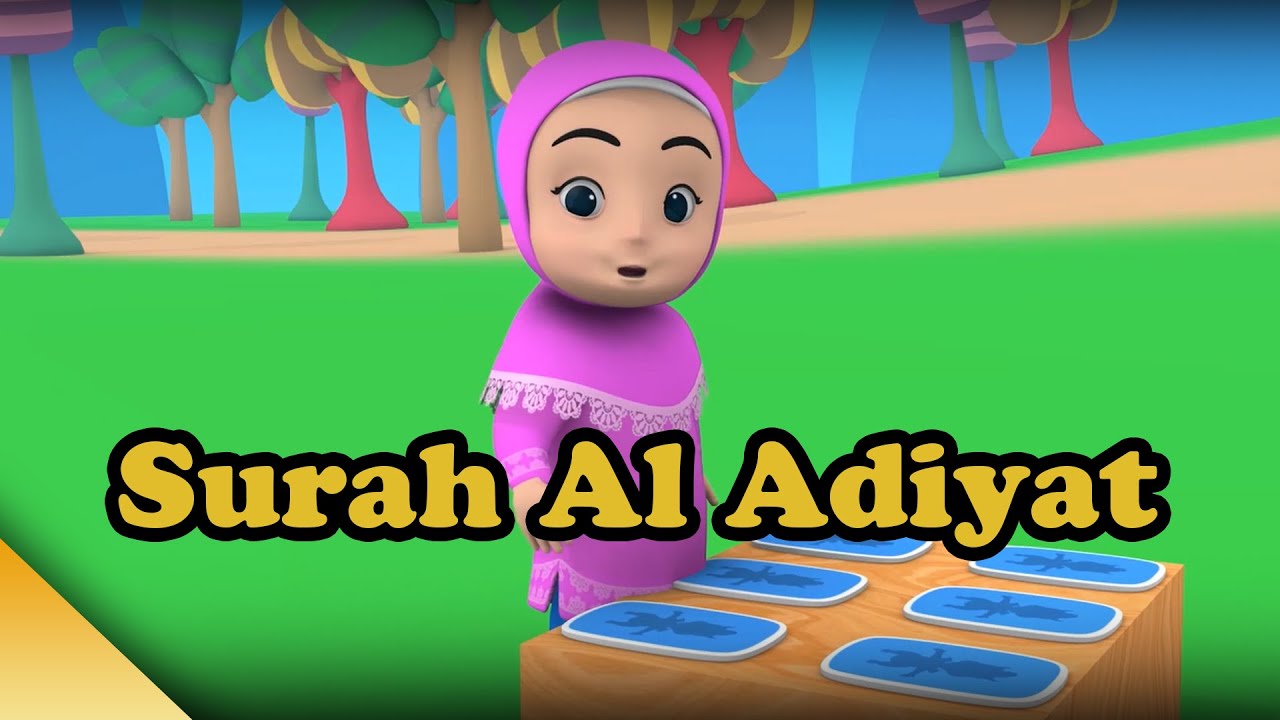 Murottal Juz 30 Surah Al Adiyat With Hula Hoop Puzzle