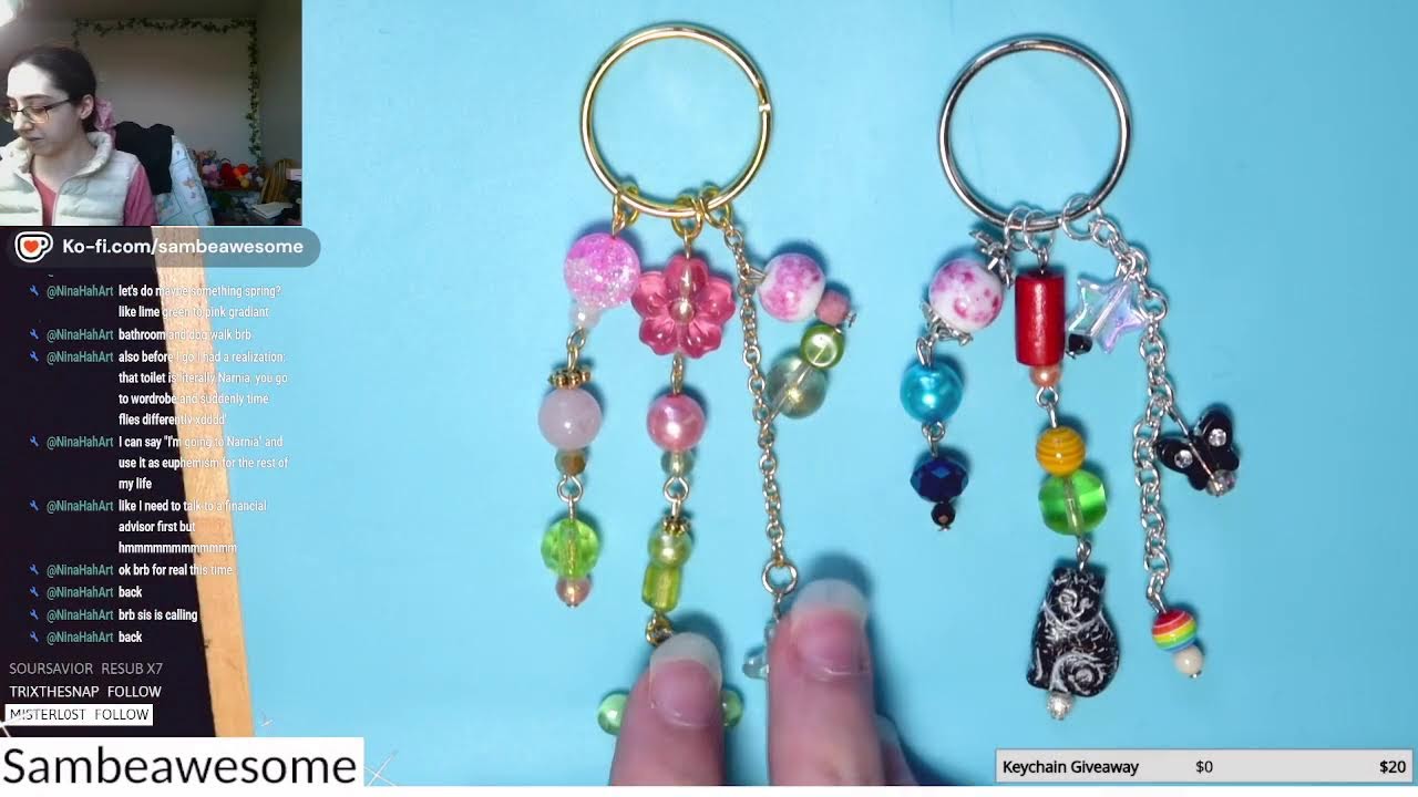 DOING SOME KEYCHAINS TODAY OOOHH