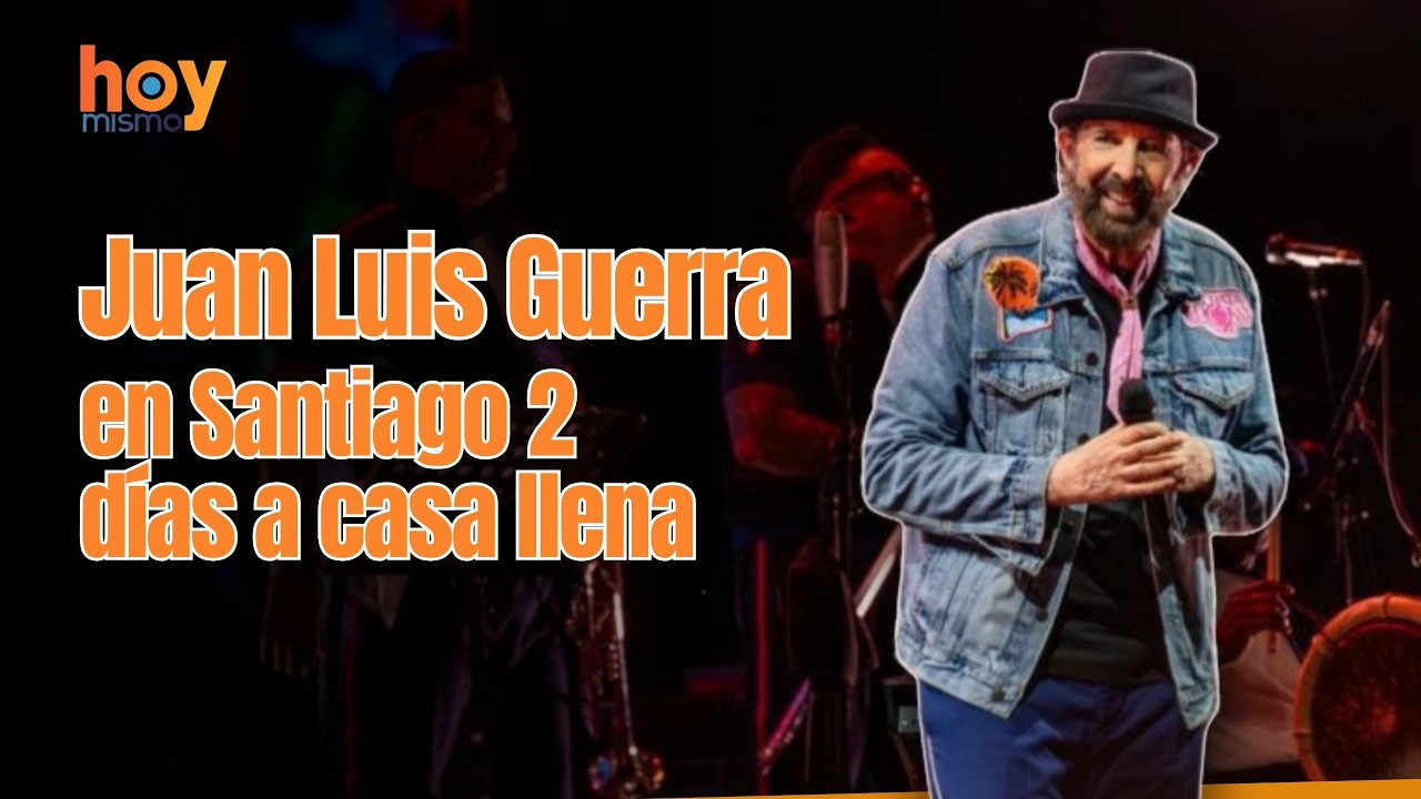 Juan Luis Guerra en Santiago 2 días a casa llena