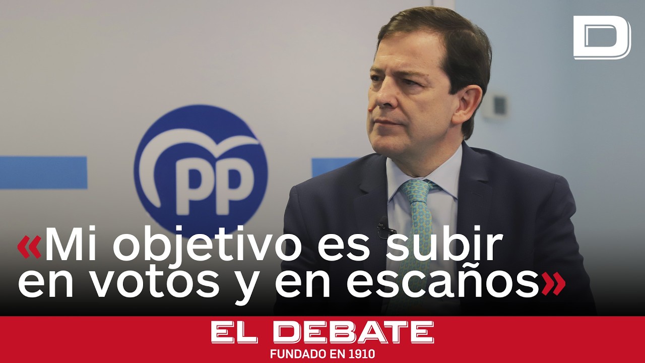 Fernández Mañueco: «Mi objetivo es subir en votos y en escaños. Aspiro a gobernar en solitario»
