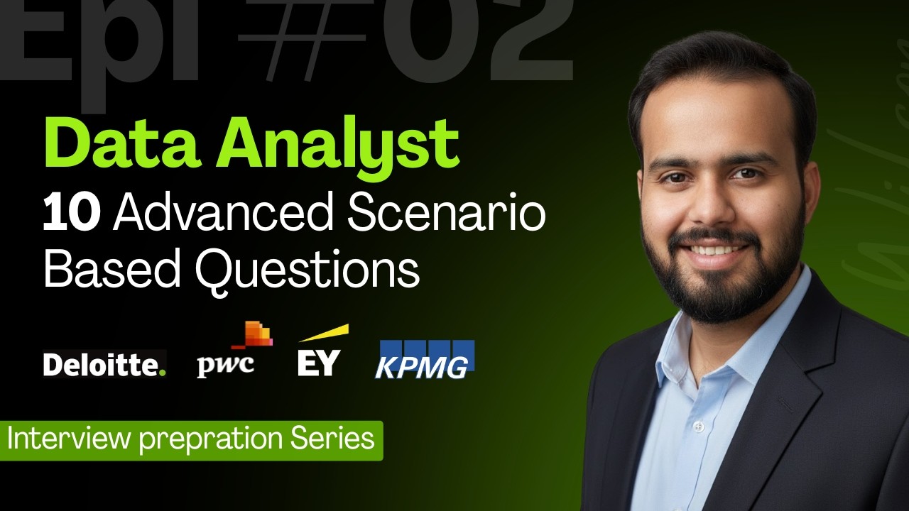 Data Analyst Interview Questions and Answers | SQL Advanced Scenario Based Questions in 2026