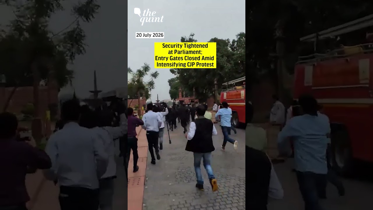 Heavy Security at Parliament as CJP Protest Intensifies | The Quint
