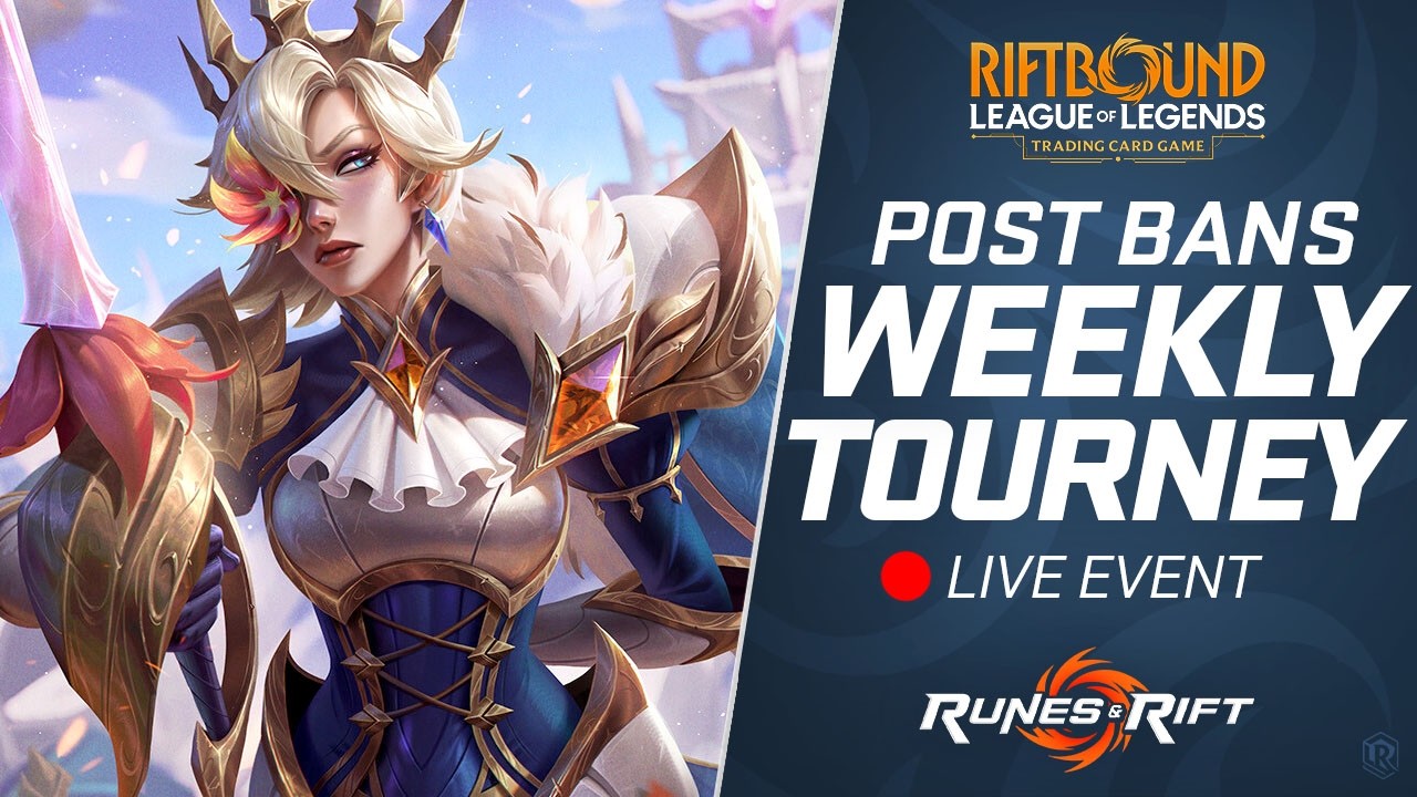 🔴 LIVE: Post Bans - Riftbound Weekly Tournament 12 | Spiritforged