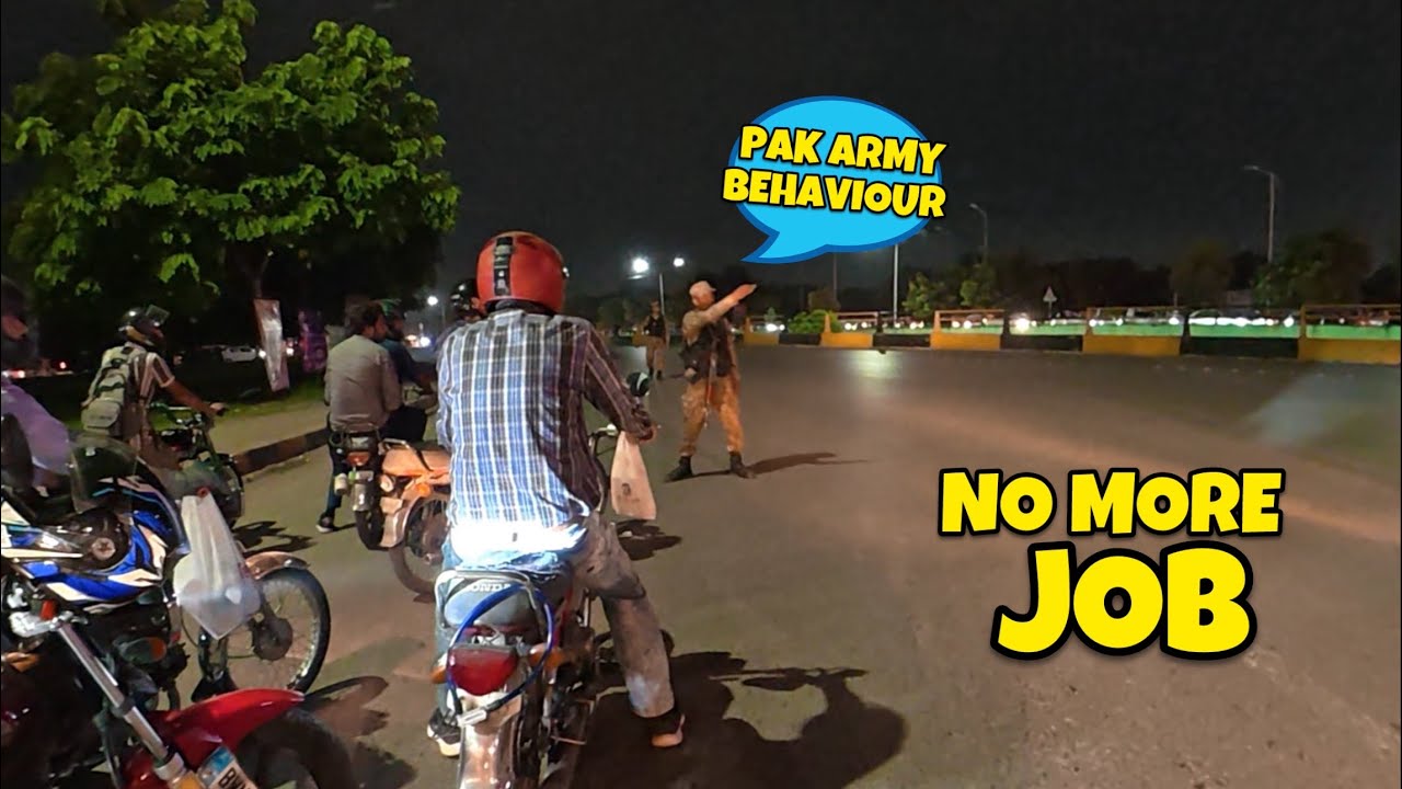 Pak Army Behaviour With Public | No More Job