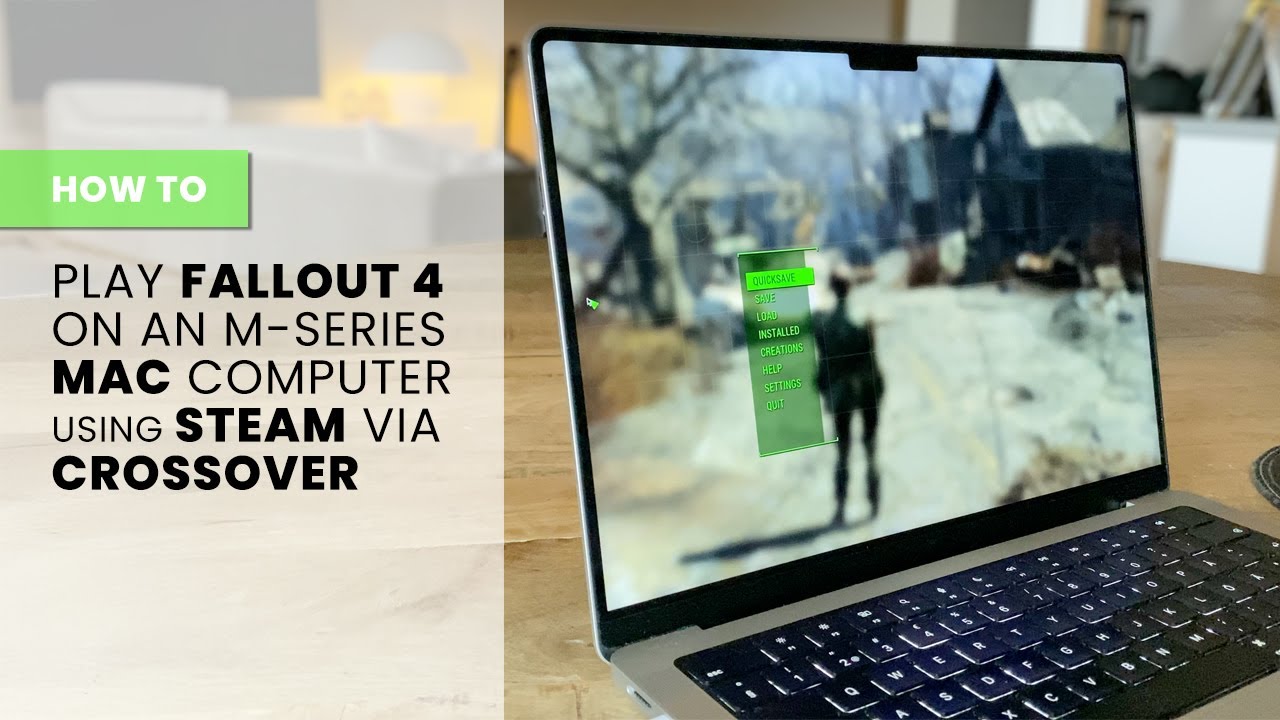 Как играть в Fallout 4 в Steam через CrossOver на Mac