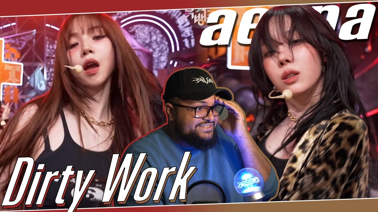 aespa 'Dirty Work' LIVE STAGE REACTION | WINTER AURA OFF THE CHARTS 🧎🏽‍♂️
