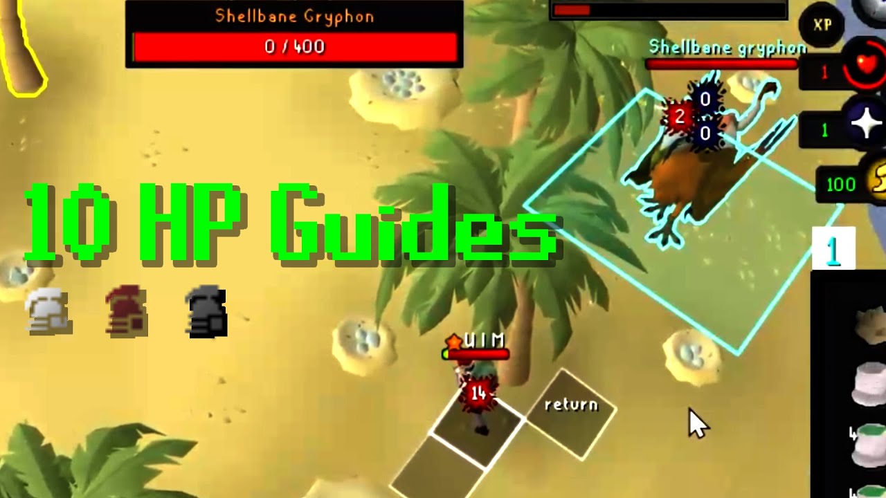 UIM, HCIM, & Iron 10 HP Guide #51 Shellbane Gryphon - Troubled Tortugans (2/2)
