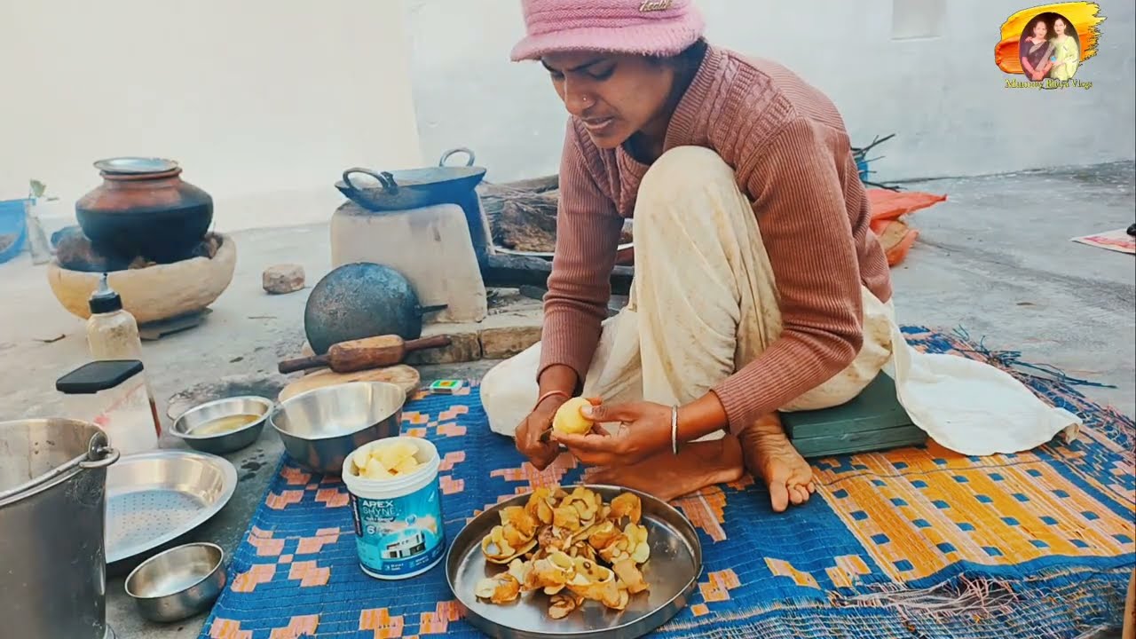 मेरी स्वादिष्ट सब्जी का राज ऐसे मसाले जो सिल से पीसने से बनते||सोयाबीन की सब्जी और चूल्हेकी गर्मरोटी