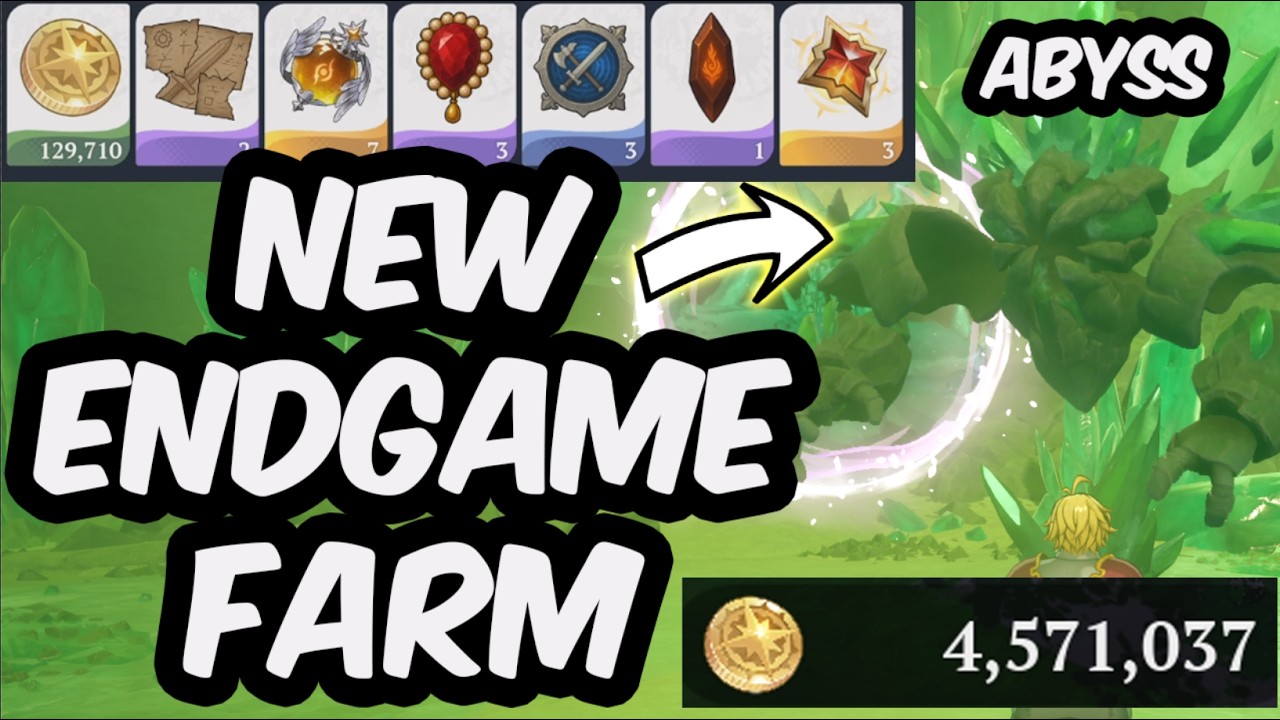 THE BEST AND FASTEST GOLD & FRAGMENT FARM - NEW ABYSS MINI BOSS TESTING - Seven Deadly Sins: Origin
