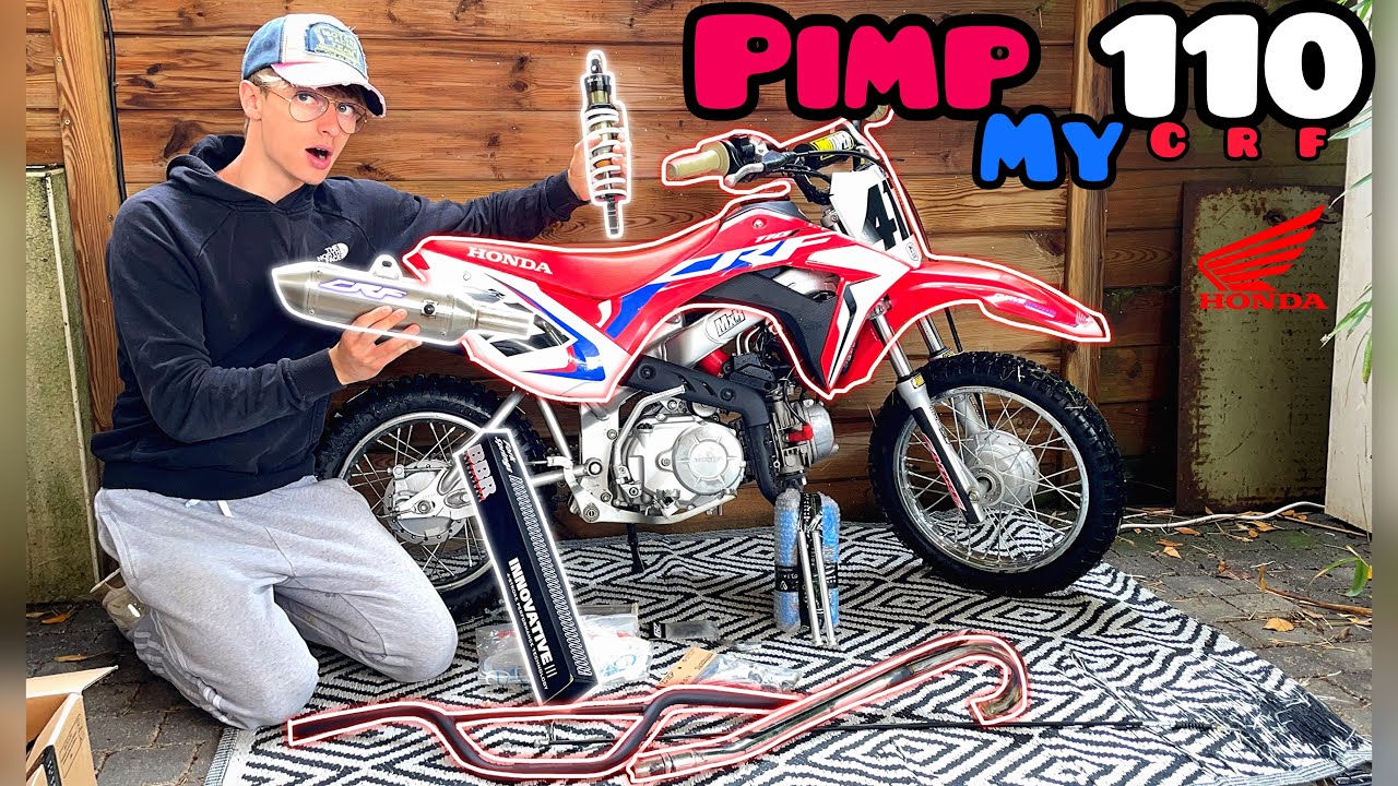 JE PRÉPARE MA 110 CRF 🤯 #dirtbike #crf110