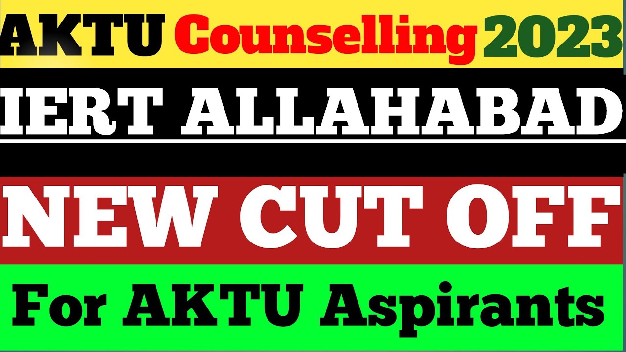 AKTU COUNSELLING 2023 | IERT ALLAHABAD || Honest Review, New Cut-off, Placements, Fees, Campus, H...