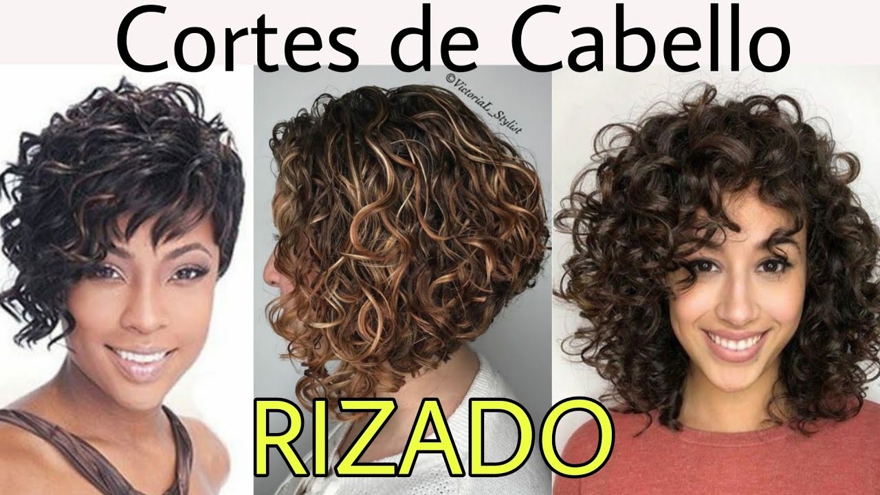 CORTES de CABELLO para Pelo RIZADO, CRESPO u ONDULADO. Que más te favorecen!!...Moda 2022