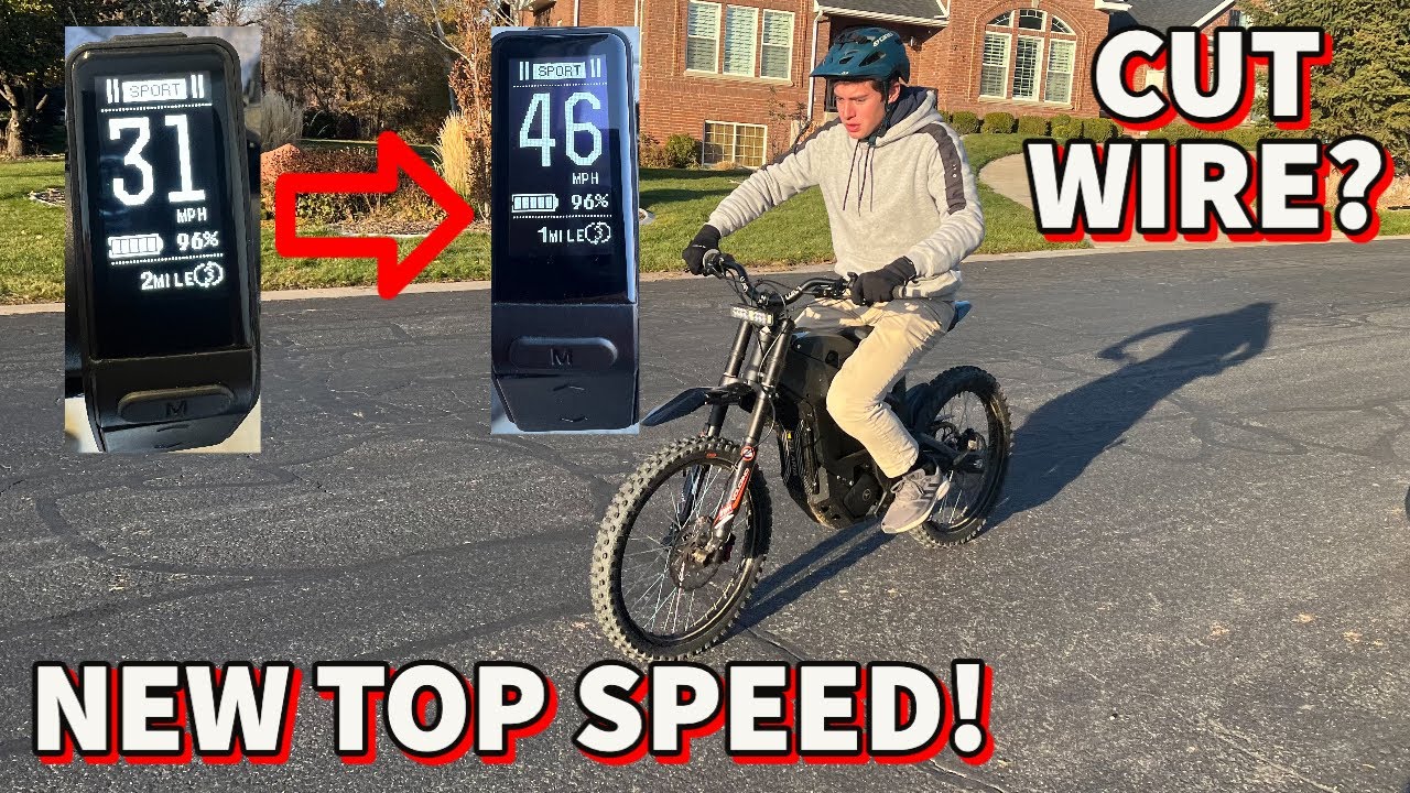 Talaria Sting Factory Unlock! New Top Speed! Did We Cut A Wire?