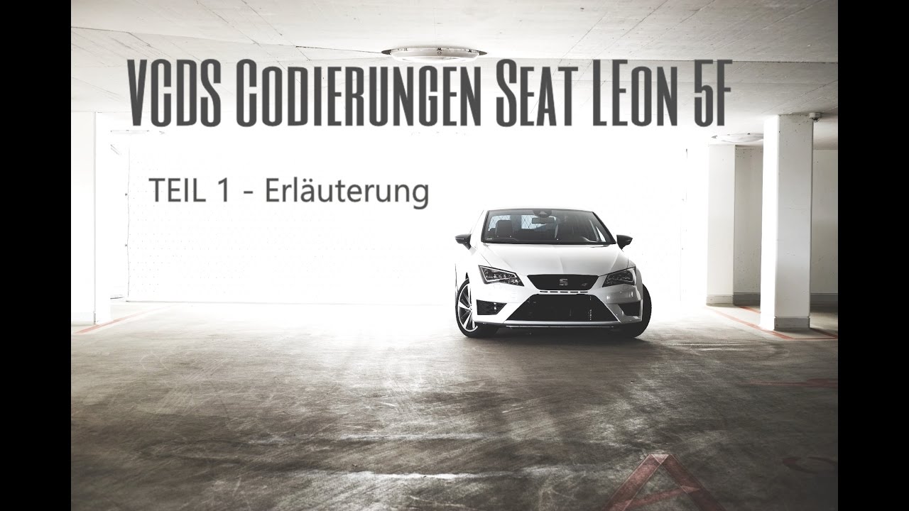 Seat Leon 5F VCDS Codierungen Teil 1 - Was kann man codieren
