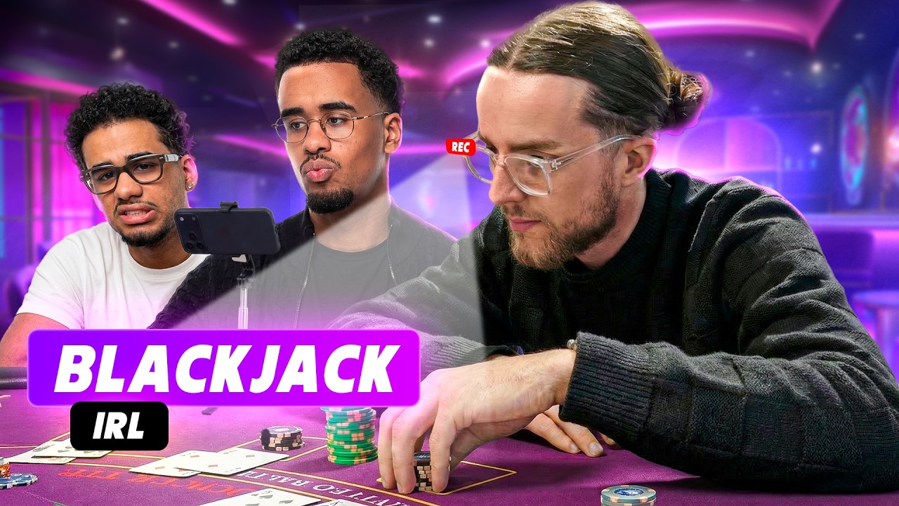 UNE SESSION BLACKJACK IRL HISTORIQUE.. 🤯🤯 (ft NeverSayYes) 